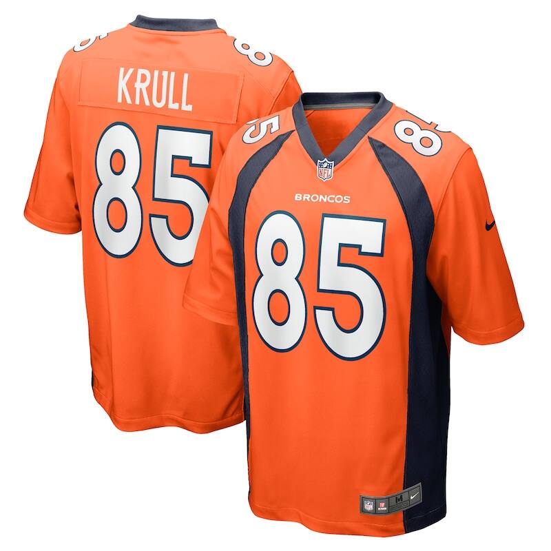 None Lucas Krull DEN Broncos Official Collector's Item Football Appare