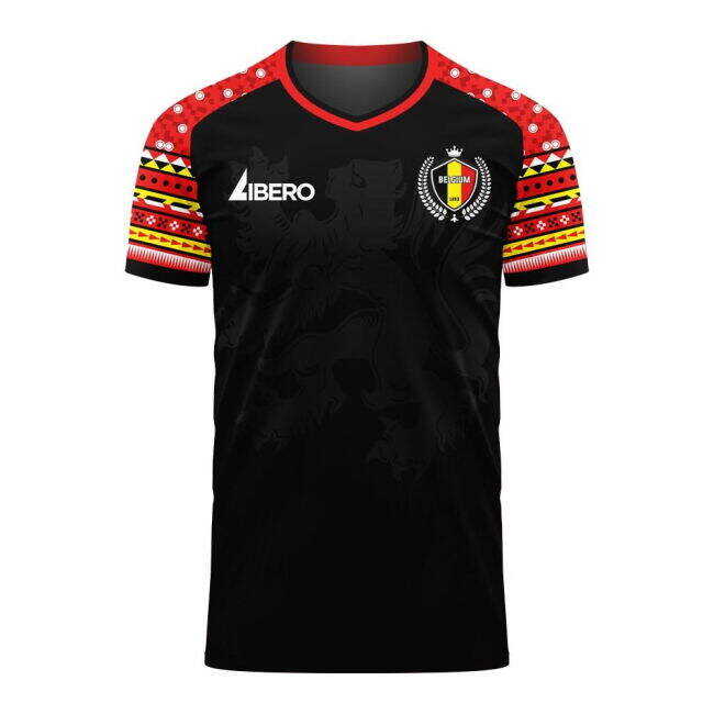 Low Cost Belgium 2025-2026 Away Concept Football Kit (Libero) (E HAZARD 10) Classical