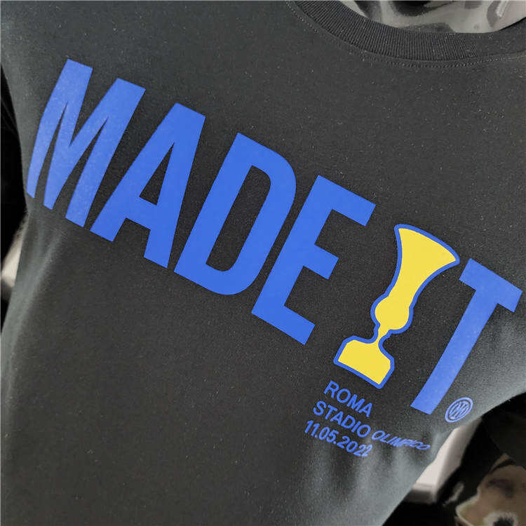 21-22 Inter Milan Champion Black T-Shirt - Official Replica 6728