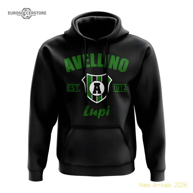 Trending High-Quality Avellino Established Football Hoody (Black)