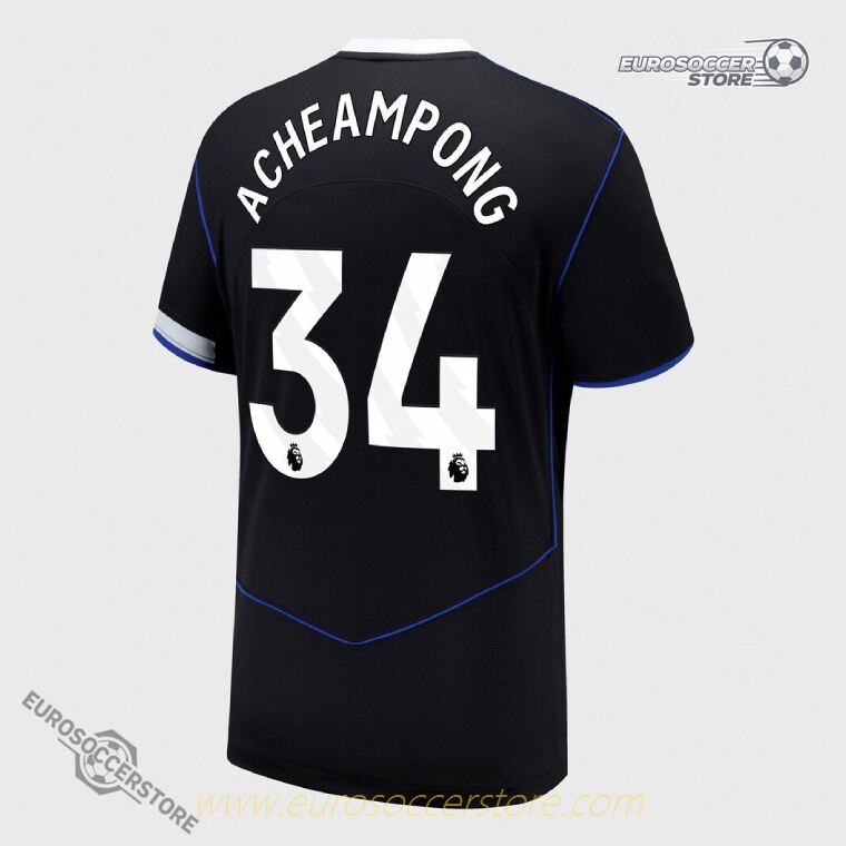Chelsea's 25-26 Third Jersey with ACHEAMPONG 34 Printing