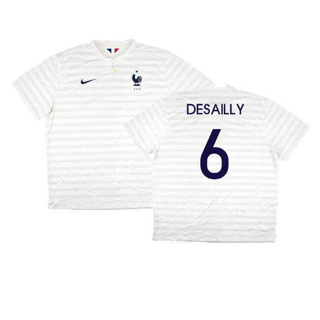 Low Value France 2014-15 Away Shirt ((Very Good) XXL) (Desailly 6) Cute