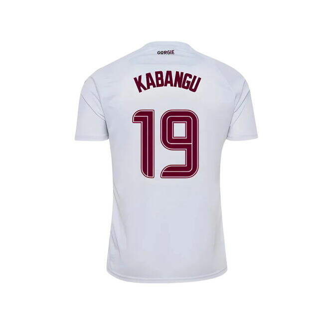 Limited Edition 2025-2026 Hearts Authentic Away Away Kabangu 19 -