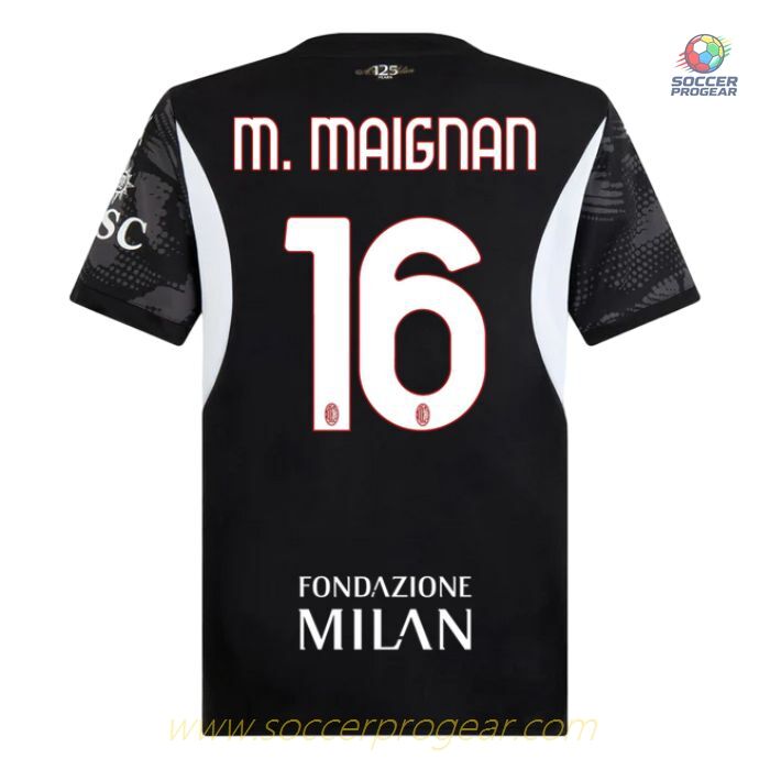 AC Milan Home Team Soccer Jersey 2024/25 Collection M. Maignan