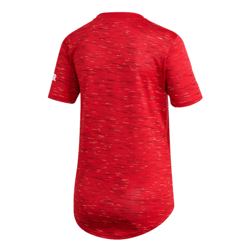 20-21 Manchester United Home Red Womens Soccer Jersey Shirt -