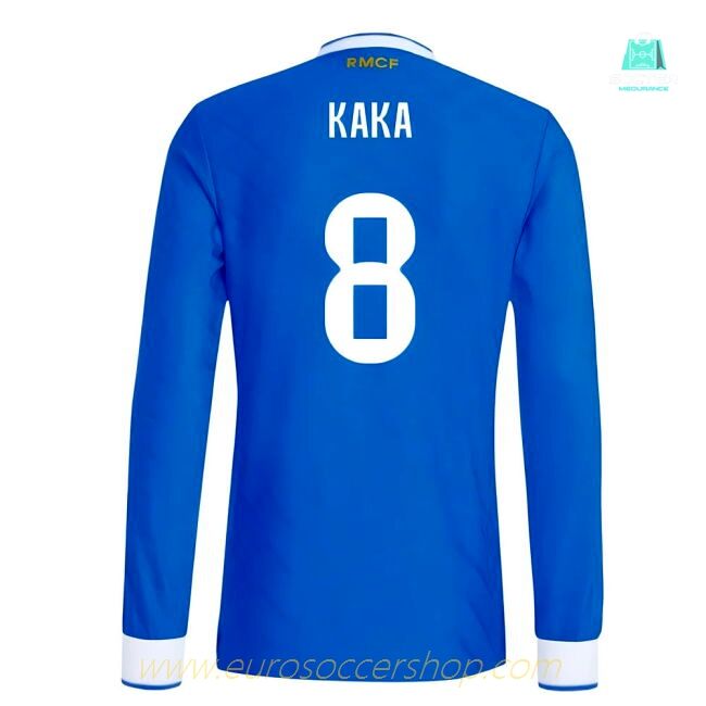 2025-2026 Real Madrid Authentic Long Sleeve Third Shirt (Kaka 8)