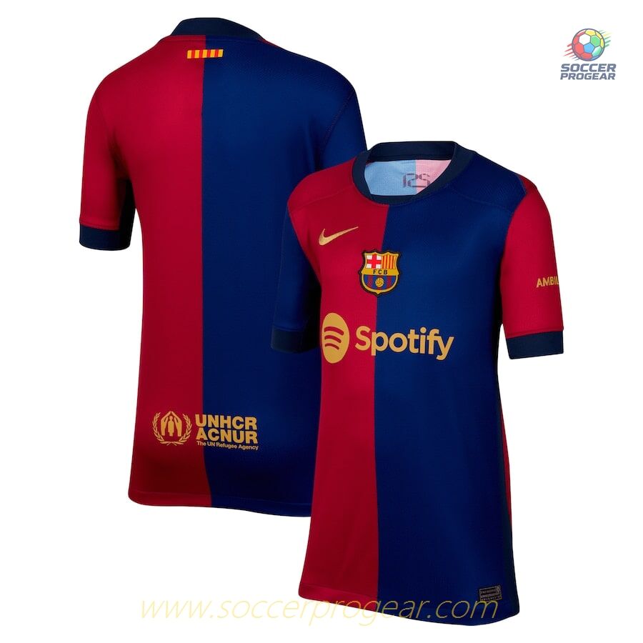 Barca Team Shirt 2024-25 Edition Home Youth