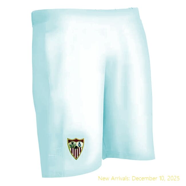 2024-2025 Sevilla Premium Quality Home Shorts (White) - Kids