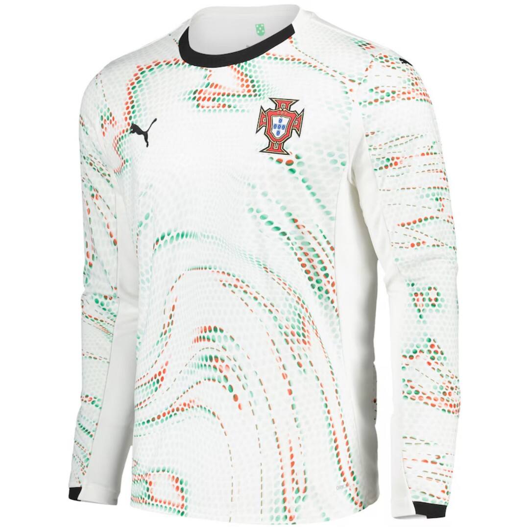 Portugal 2025 Away Long Sleeve Football Shirt - Official Replica 24047