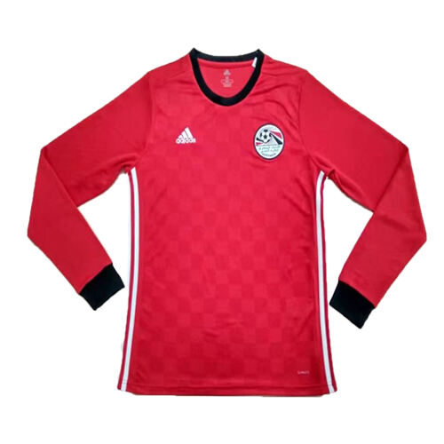 Egypt Home 2018 World Cup LS Soccer Jersey Shirt - World Cup