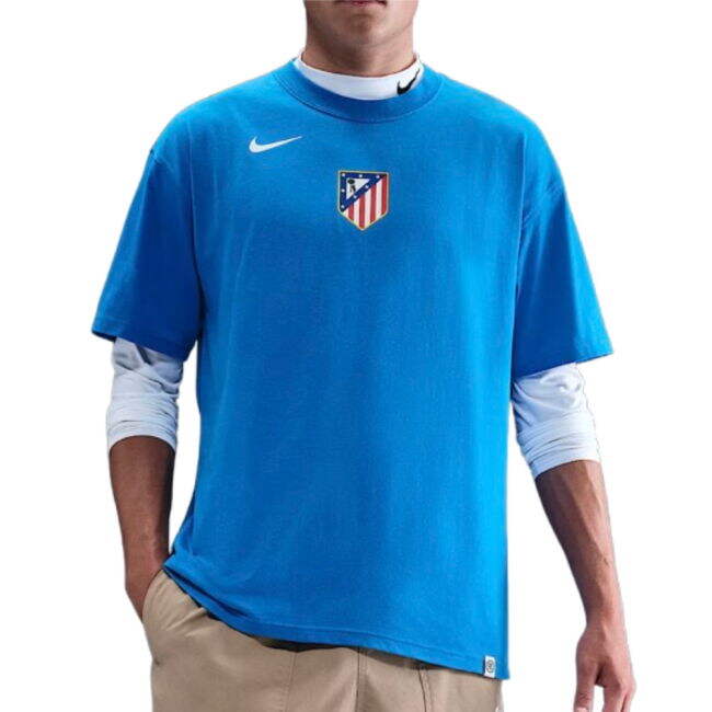 2025-2026 Atletico Madrid Total 90 Football T-Shirt (Blue)