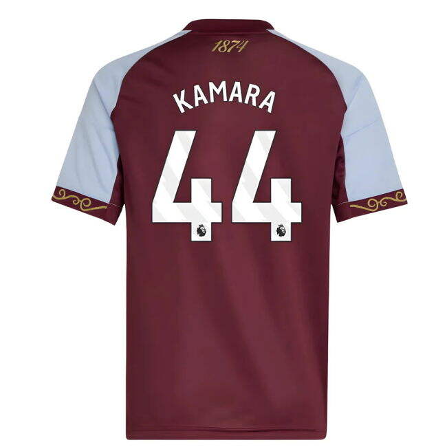 2025-2026 Aston Villa Home Shirt (Kids) (Kamara 44)