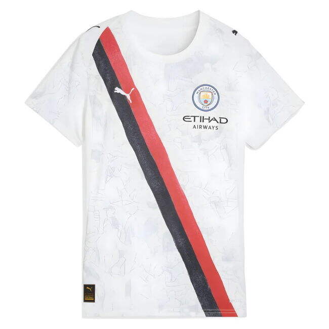 2025-2026 KIDSUPER x Manchester City CWC Shirt (White) - Womens