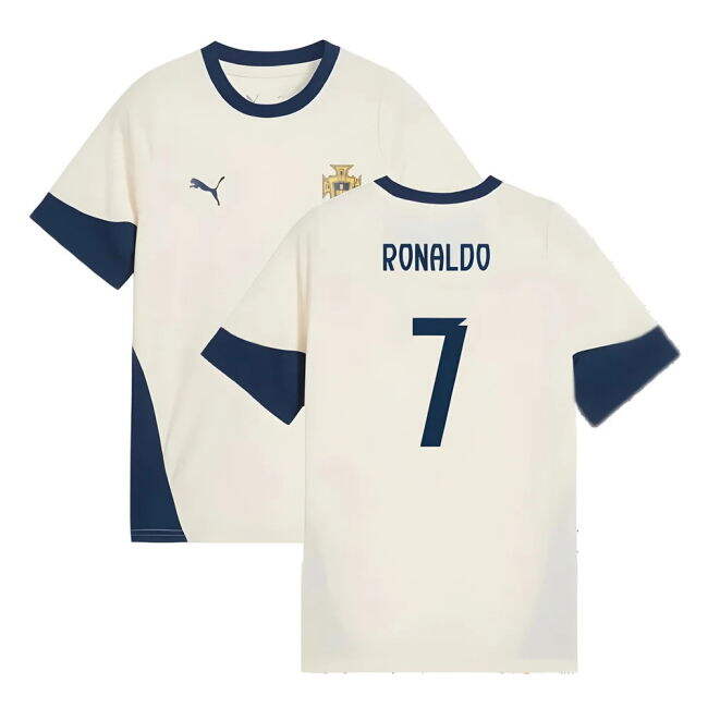 2025-2026 Portugal Training Jersey (Sugared Almond) - Kids (Ronaldo 7)