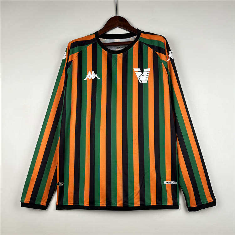 Venezia FC 2324 Training Long Sleeve Soccer Jersey Football Shirt -