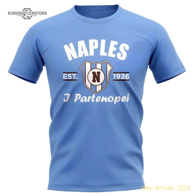 Partenopei Established Football Supporter Tee (sky Blue)