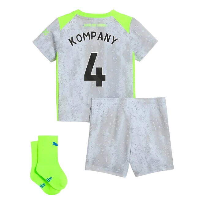 Kompany 4 Man City First Team Fan Shirt - Baby Version