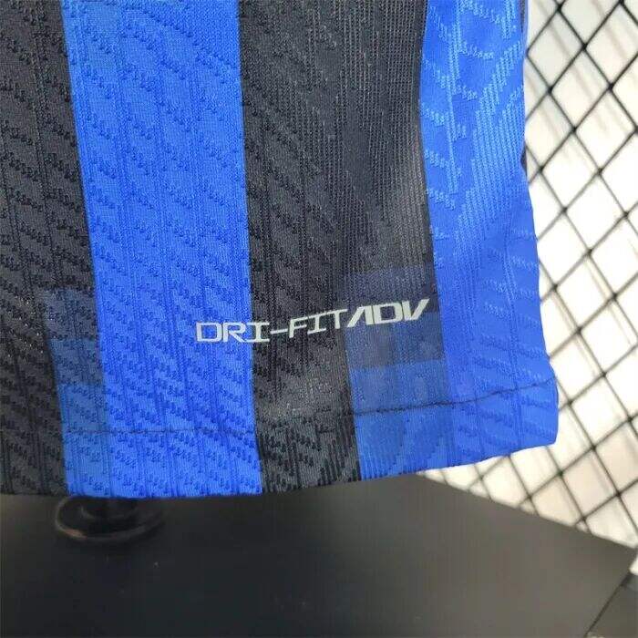 Inter Milan 2324 Home BlueBlack Football Shirt Authentic Version -