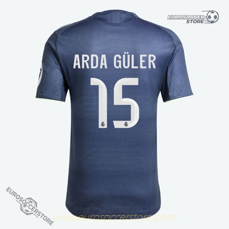 Real Madrid 25-26 Away ARDA GÜLER 15 Jersey (Player Version)