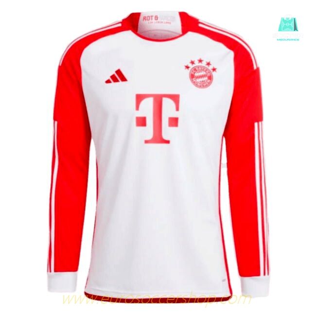 2023-2024 Bayern Munich Long Sleeve Home Shirt