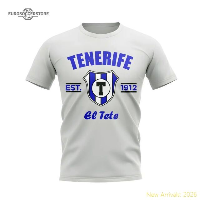 Tenerife Established Football T-shirt (white) - Collectors Item