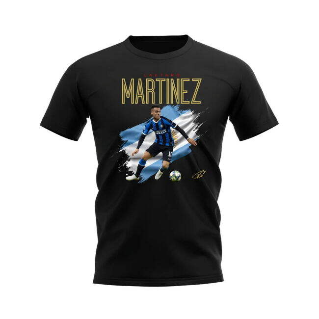 Lautaro Martinez Inter Milan Flag official style T-Shirt