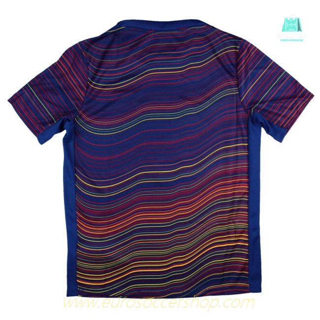 2025-2026 Barcelona Academy Pro Pre Match Shirt (Blue) - Kids