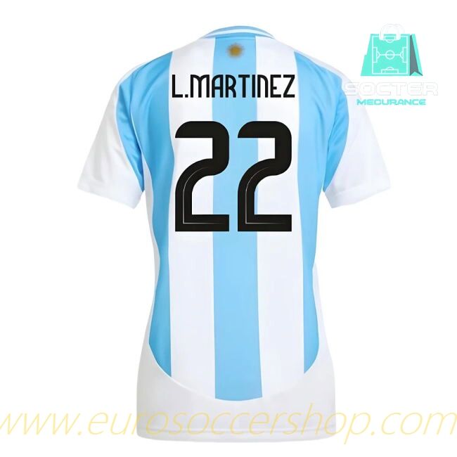 2024-25 Collection Argentina Home Kit Premium (L.MARTINEZ 22)