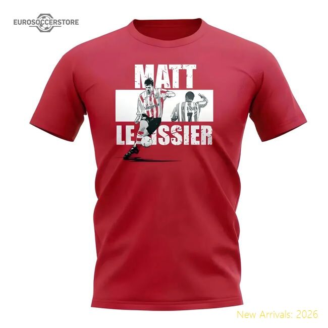 Matt Le Tissier Player Collage T-shirt (red) - Competitive Price