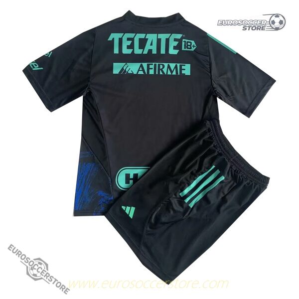 Tigres UANL Children's Earth Day Football Jersey Set 2023