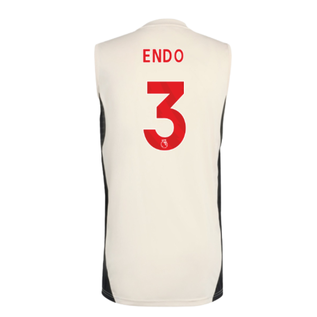 Liverpool Official Home Football Shirt 2025-20 Season Endo 3 L S