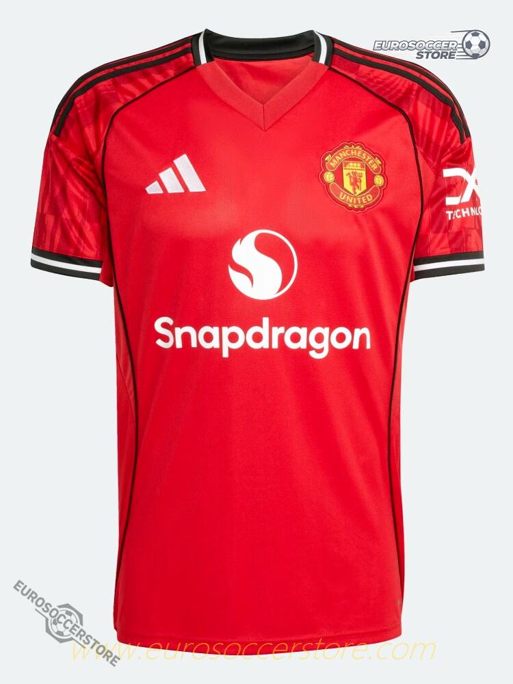 Manchester United's Home Football Jersey for the 25-26 Season