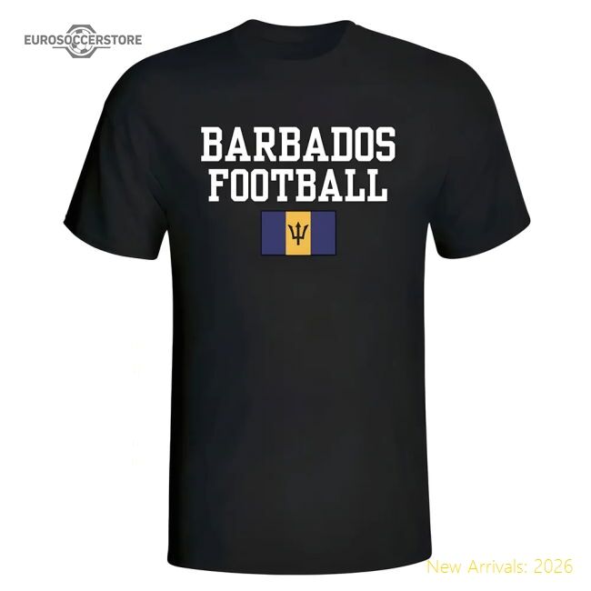 Top Barbados Football 20242025 Regular Shirt Quickdry