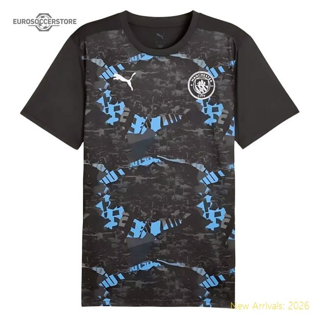 Premium 2024-2025 Man City Prematch Ss Jersey (strong Gray) - Premium