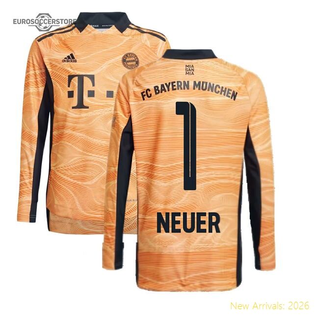 Superior 2021-2022 Bayern Munich Home Goalkeeper Shirt (orange) (ne