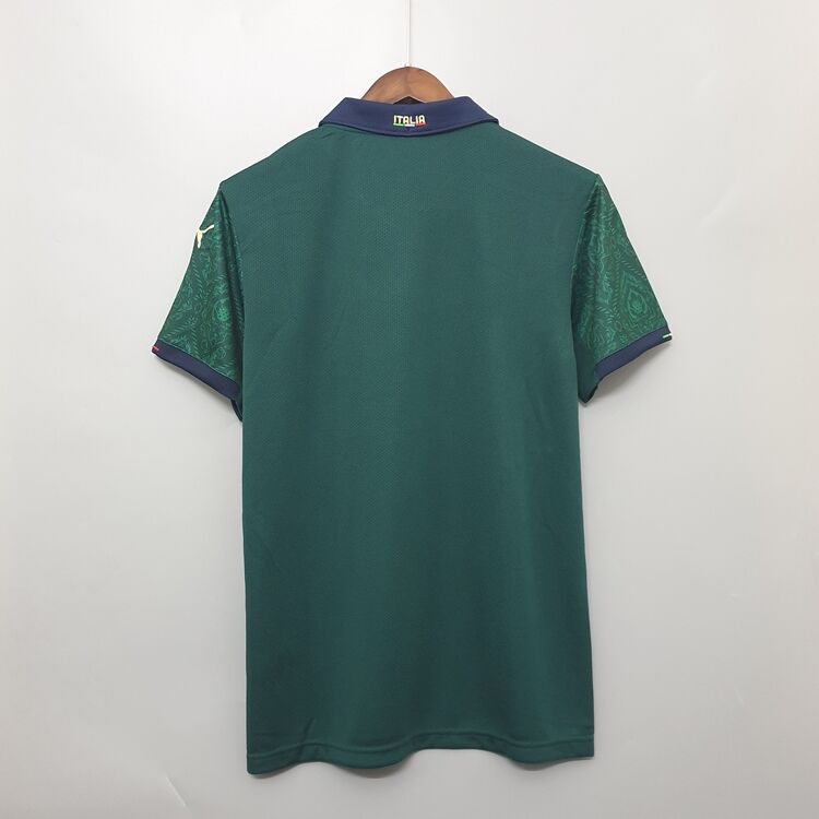 Durable Euro 2020 Italy Third Green Soccer Jersey Football Shirt
