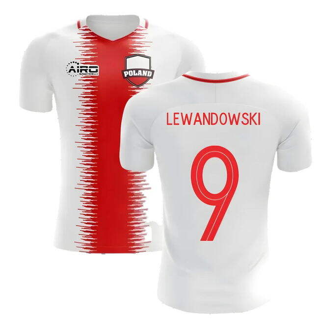 2025-2026 Poland Home Concept Football Shirt (Lewandowski 9) - Kids
