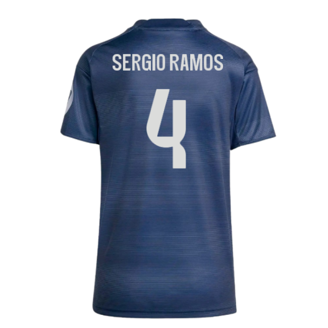 2025-2026 Real Madrid Auth Away Shirt (Womens) (Sergio Ramos 4) - U...