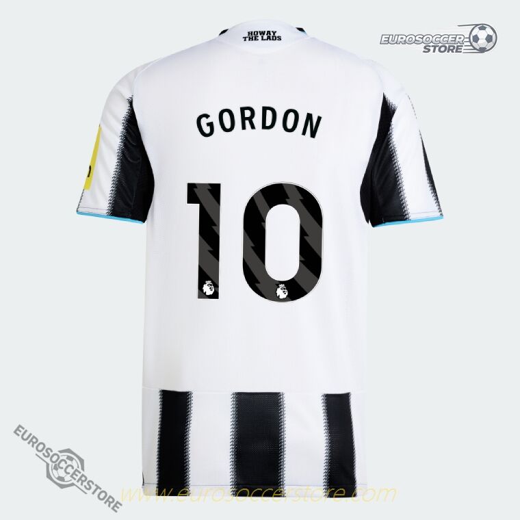 Newcastle United 25-26 Home Player Version Jersey with GORDON 10