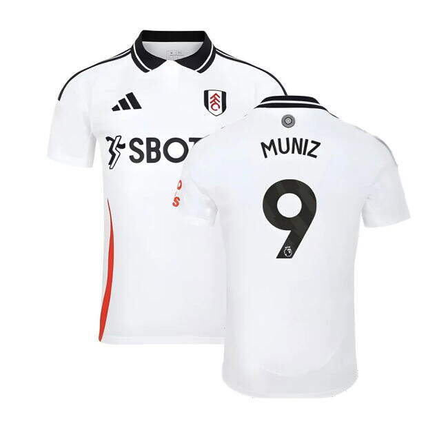 Fulham 2024-20 Home Soccer Kit Muniz Printing L M S