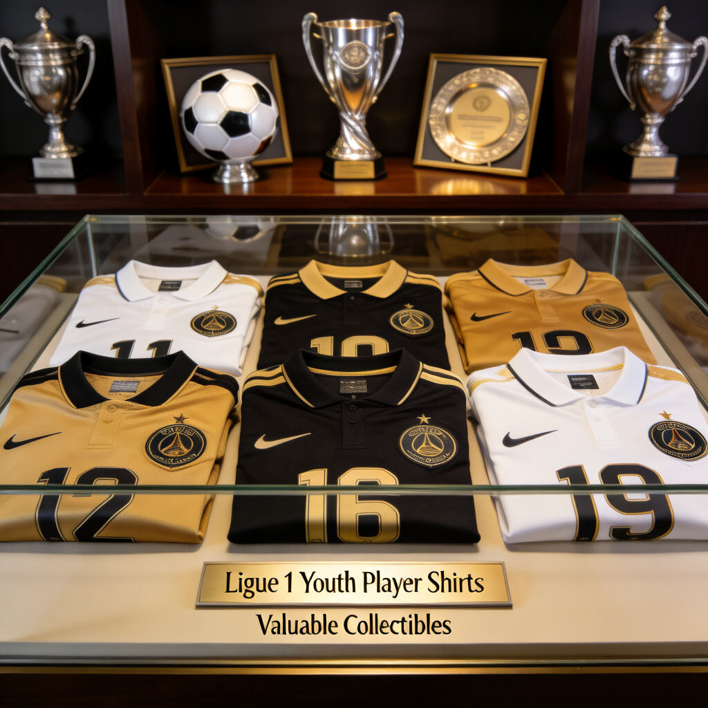 Collecting Tomorrow's Legends las Official Ligue 1youth player shirts as valuable memorabilia