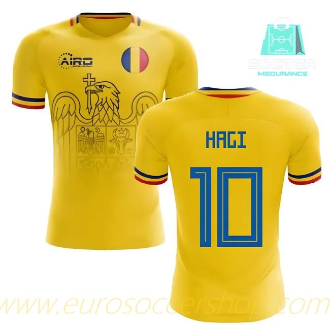2025/26 Campaign Romania Home Kit Concept (Hagi 10)