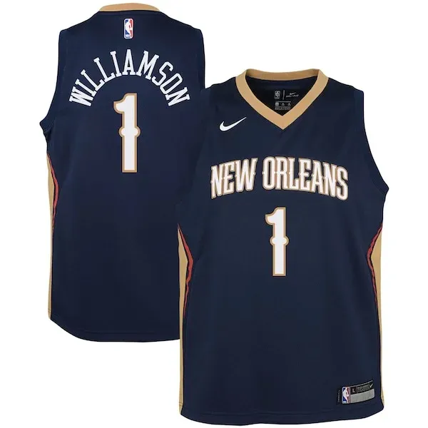 Zion Williamson NOP Superior Team Jersey - Navy - Licensed Product