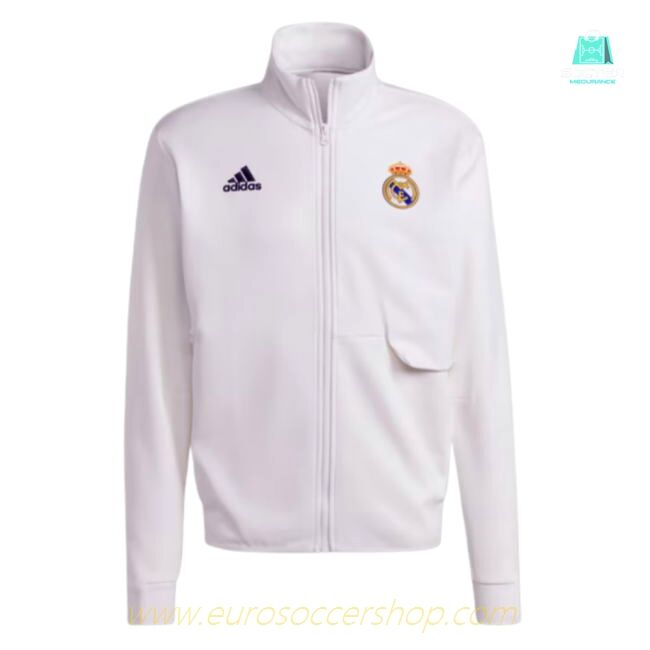 2023-2024 Real Madrid Anthem Jacket (White)