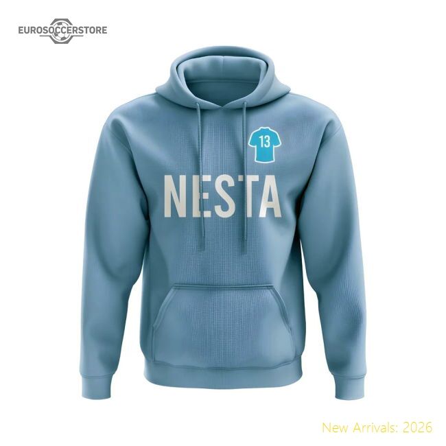 Alessandro Nesta Ss Lazio Number Hoody (sky) - Supporter Edition
