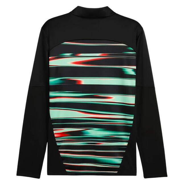 2025-2026 Portugal Prematch 1/4 Zip Top (Black)