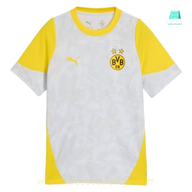 2025-2026 Borussia Dortmund Training Jersey (Silver Mist) - Kids (Your Name)
