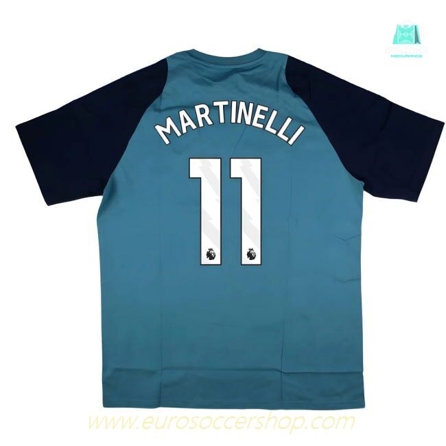 2025-2026 Arsenal Training Tee (Blanch Blue) (Martinelli 11)