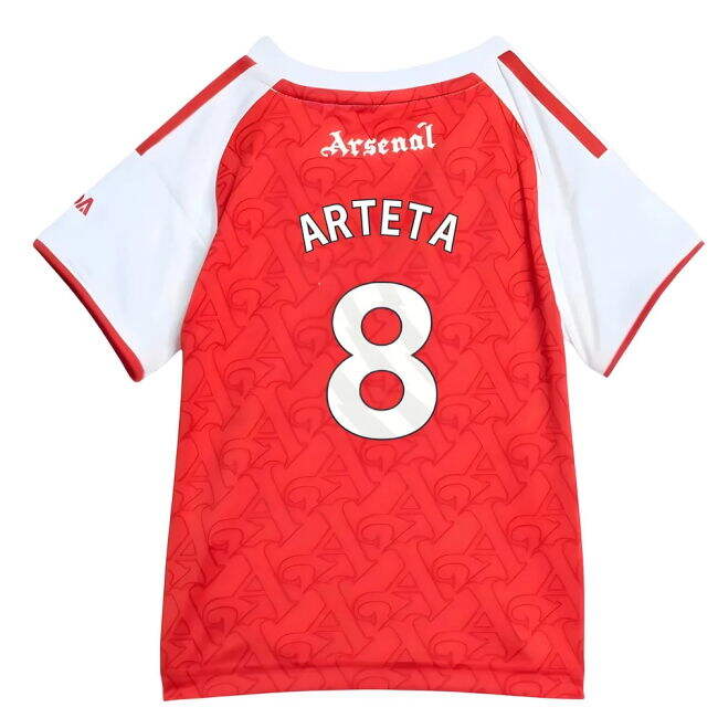 Arsenal Home Football Shirt 2025-20 - Arteta 8 L M S