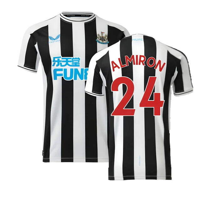 2022-20 Newcastle Authentic Home Football Shirt ALMIRON 24 L M S